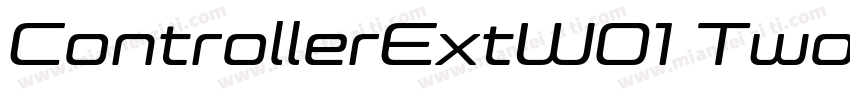 ControllerExtW01 Two字体转换